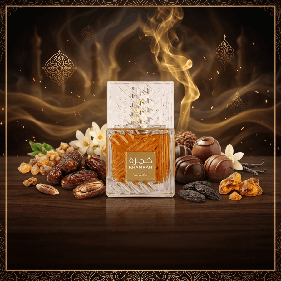 Купить оригинал LATTAFA KHAMRAH EAU DE PARFUM в Parfumer.kg | Элитная парфюмерия на распив в Бишкеке. Большой выбор и лучшие цены!